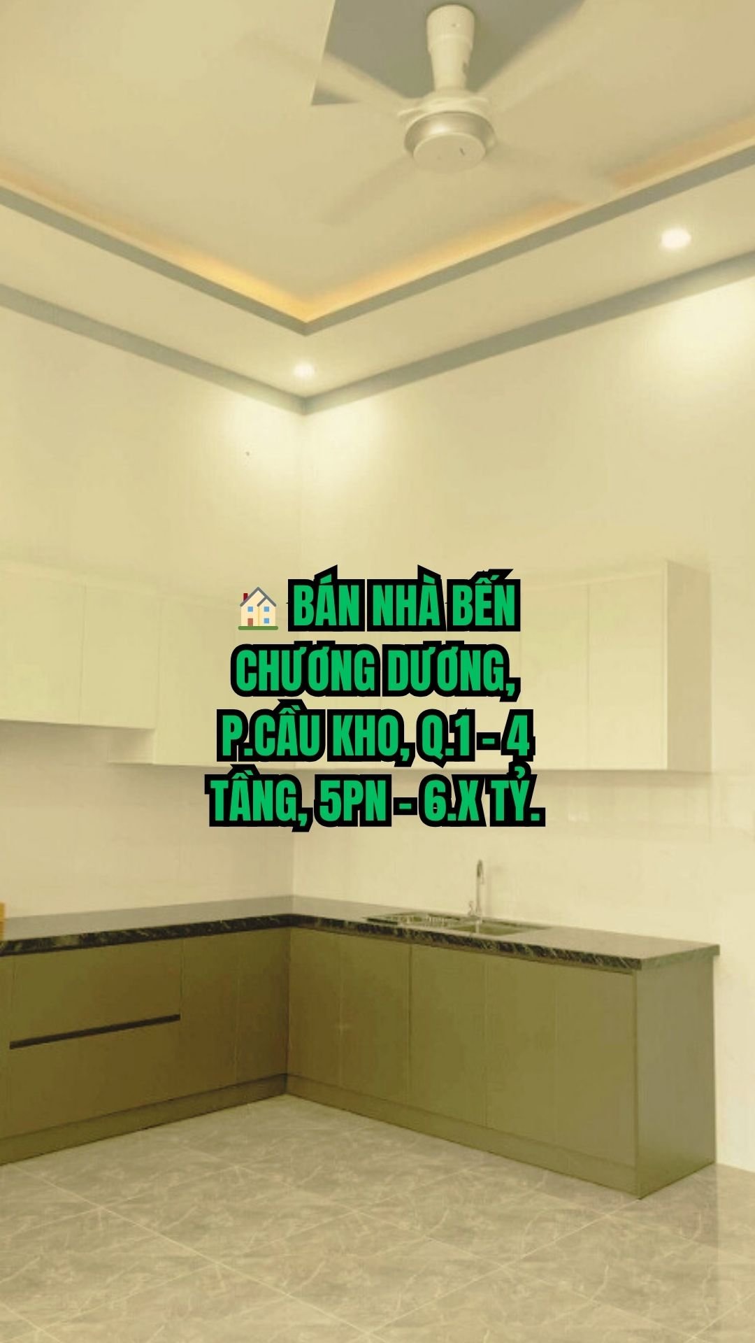 Bán nhà bến Chương Dương, Cầu Kho, Q.1, dt 26m² 4 tầng, 5PN, giá nhỉnh 6 tỷ